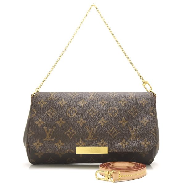 1 Louis Vuitton Monogram Favorite MM 2WAY Bag Brown