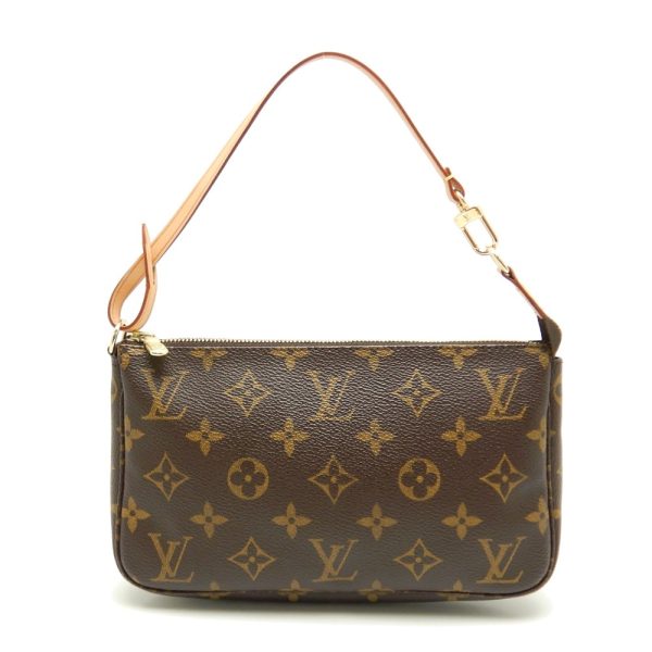 1 Louis Vuitton Monogram Pochette Accessoires Brown Accessory Pouch