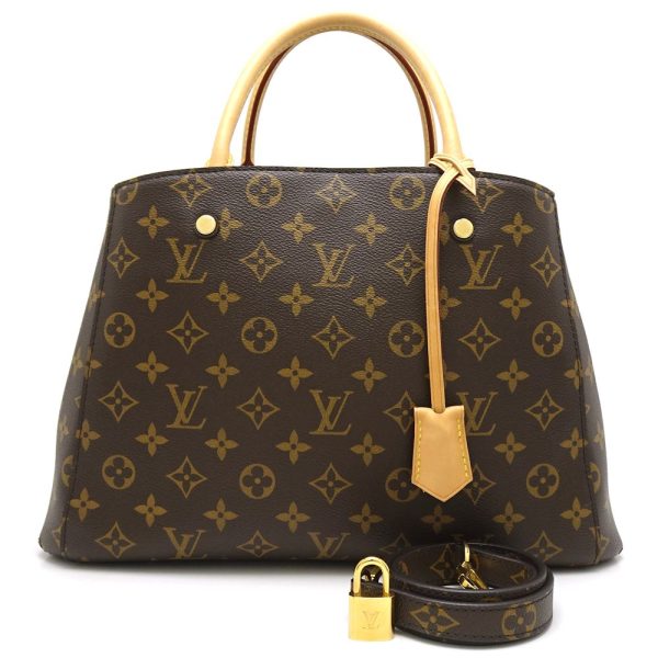 1 Louis Vuitton Monogram Montaigne MM Brown 2WAY Bag