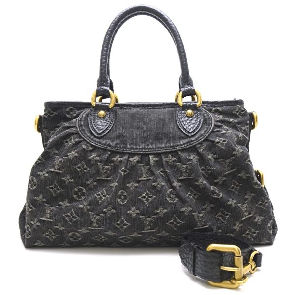 1 Louis Vuitton Monogram Denim Neo Cabby GM Noir Bag