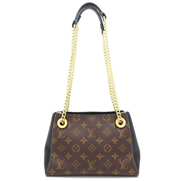 1 Louis Vuitton Monogram Surene BB Noir Chain Shoulder Bag Black