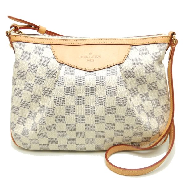 1 Louis Vuitton Damier Azur Siracusa PM Diagonal Shoulder