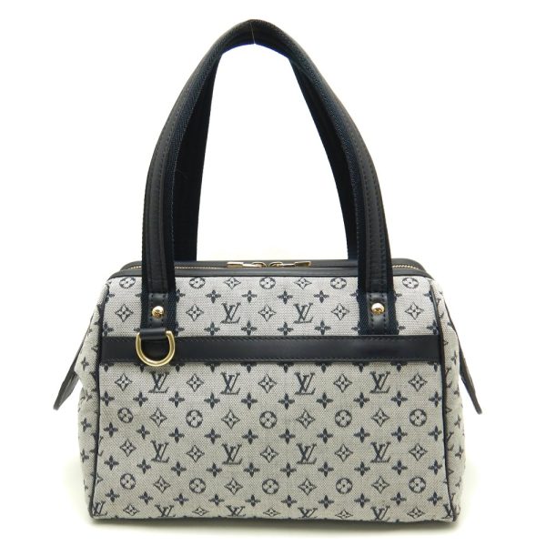 1 Louis Vuitton Monogram Mini Josephine PM Blue Handbag