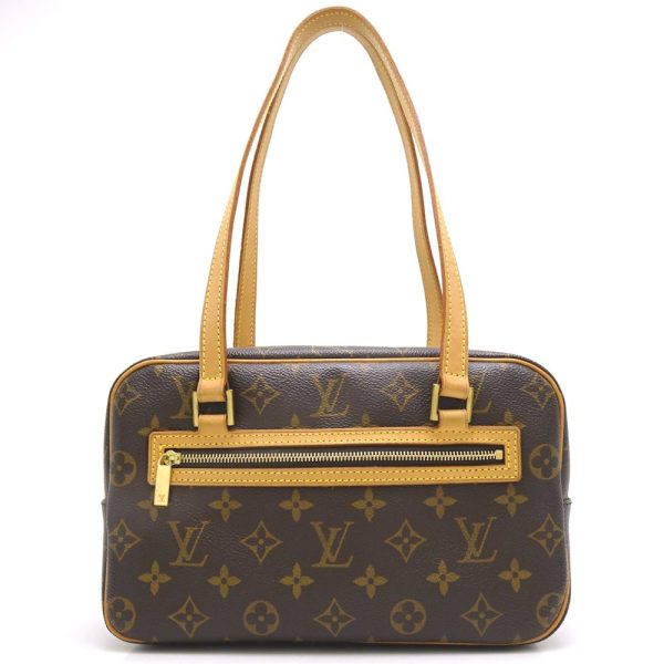 1 Louis Vuitton Monogram Cite MM Brown Shoulder Bag