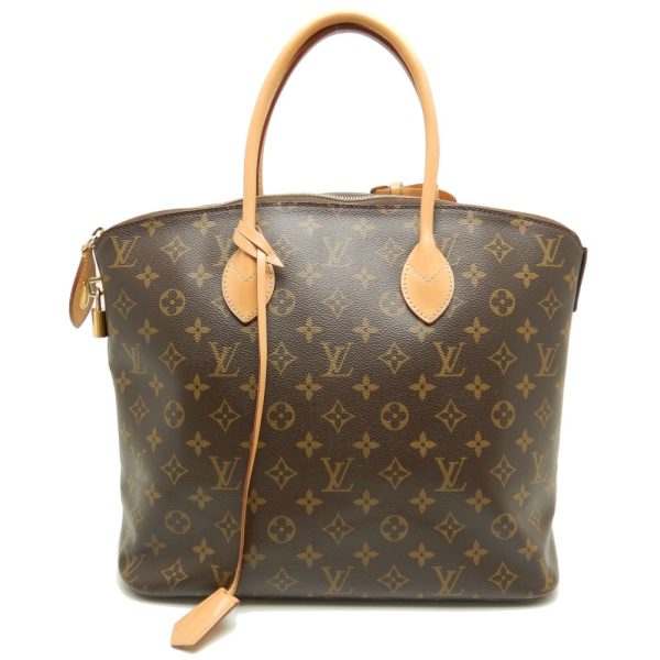 1 Louis Vuitton Monogram Lockit MM Brown Handbag