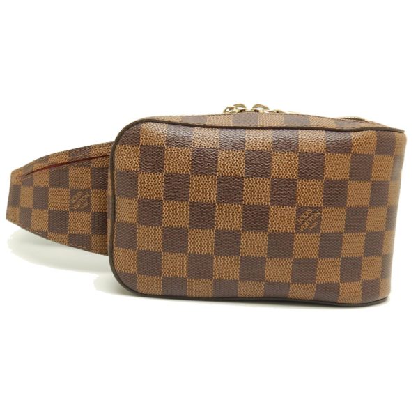 1 Louis Vuitton Damier Jeronimos Ebene Body Bag Brown