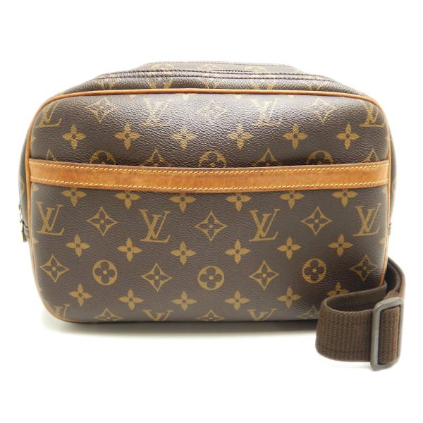 1 Louis Vuitton Monogram Reporter PM Brown Diagonal Shoulder