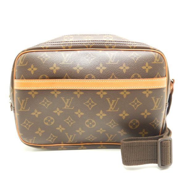 1 Louis Vuitton Monogram Reporter PM Brown