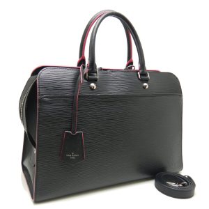 1 Louis Vuitton Ravello GM Damier Ebene Shoulder Bag Red