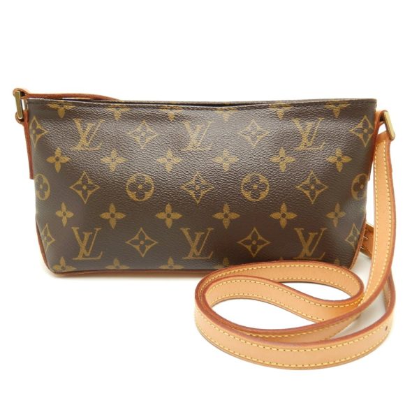 1 Louis Vuitton Monogram Trotteur Shoulder Bag Brown