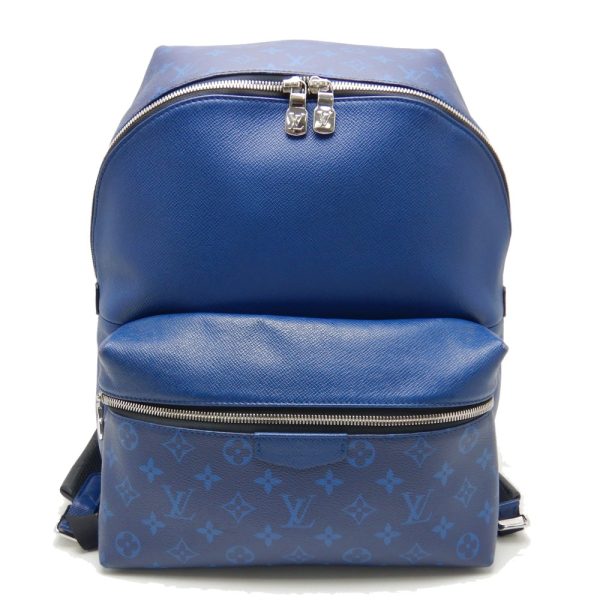 1 Louis Vuitton Discovery Backpack Cobalt Taiga Monogram Blue