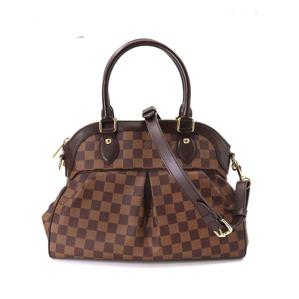 1 Louis Vuitton Damier Trevi PM 2 Way Hand Shoulder Bag Ebene