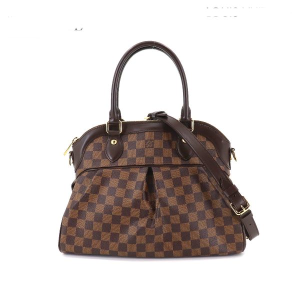 1 Louis Vuitton Damier Trevi PM 2 Way Hand Shoulder Bag Ebene