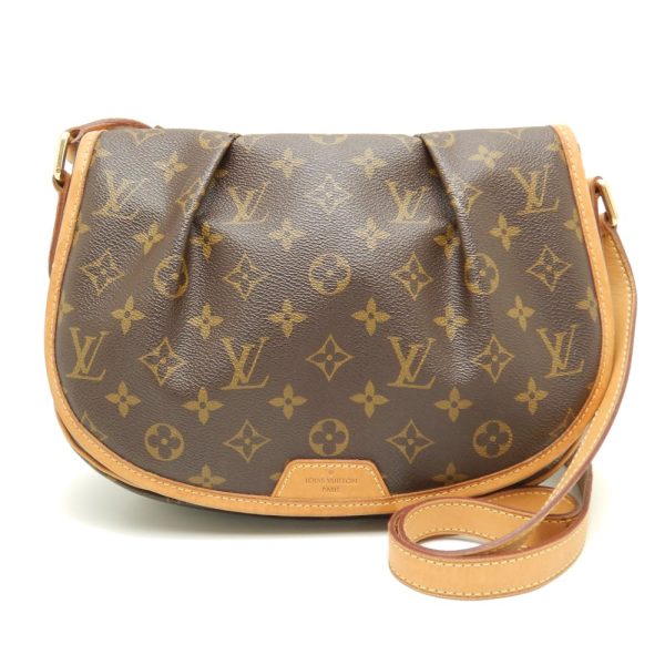 1 Louis Vuitton Monogram Menilmontant PM Brown Diagonal Shoulder