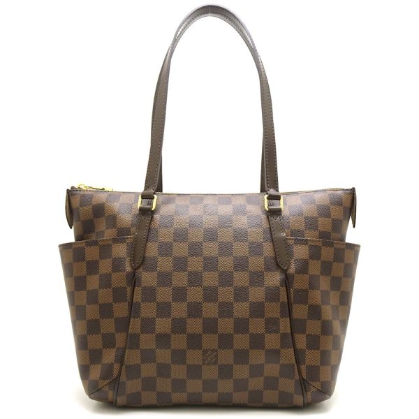 1 Louis Vuitton Damier Totally PM Ebene Tote Bag Brown