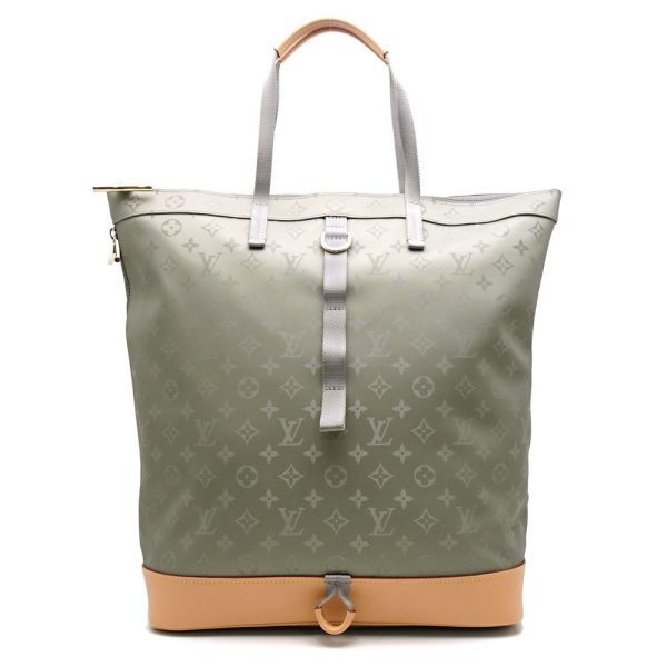 1 Louis Vuitton Monogram Titanium Zipped Tote Bag Backpack