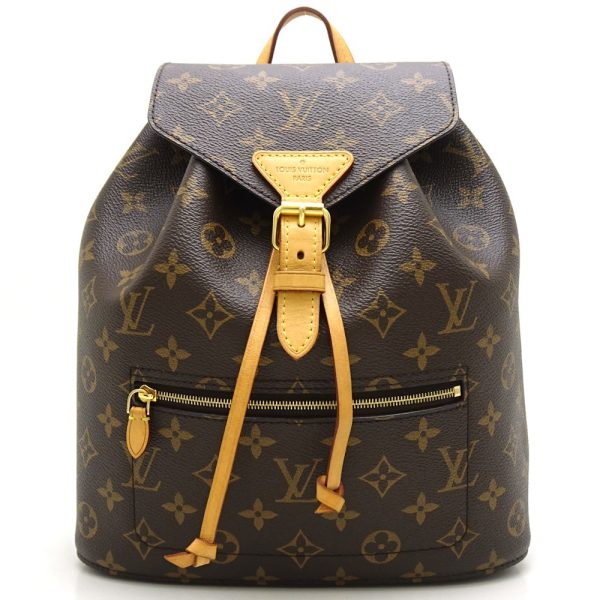 1 Louis Vuitton Monogram Montsouris MM Brown Backpack