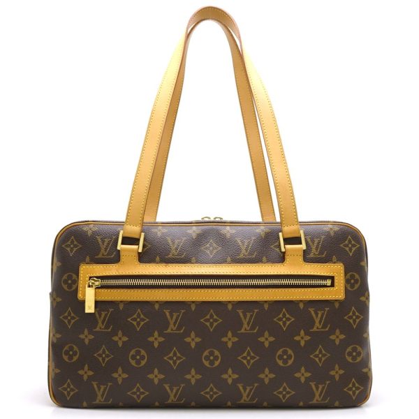 1 Louis Vuitton Monogram Cite GM Brown Shoulder Bag