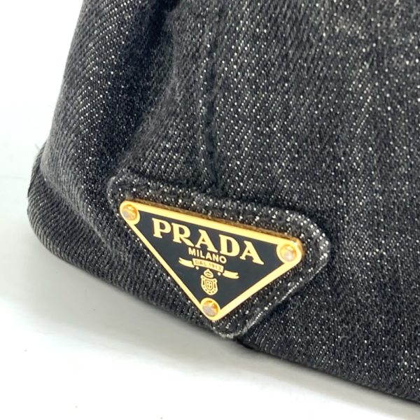 10 Prada Canapa Denim Bag Handbag Tote Bag