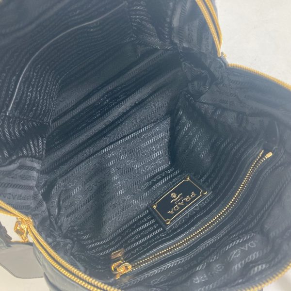 11 Prada Gathered Handbag Black