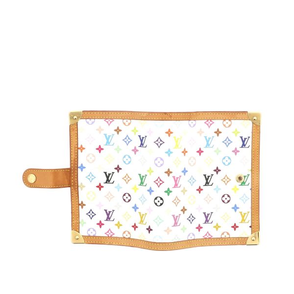 1240001025420 6 Louis Vuitton Monogram Multicolor Agenda PM Notebook Cover White