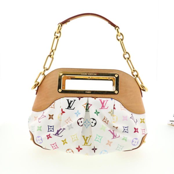 1240001029857 1 Louis Vuitton Judy Multicolor Shoulder Bag White