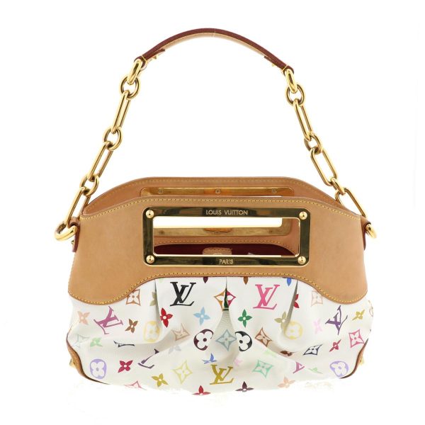 1240001029857 4 Louis Vuitton Judy Multicolor Shoulder Bag White