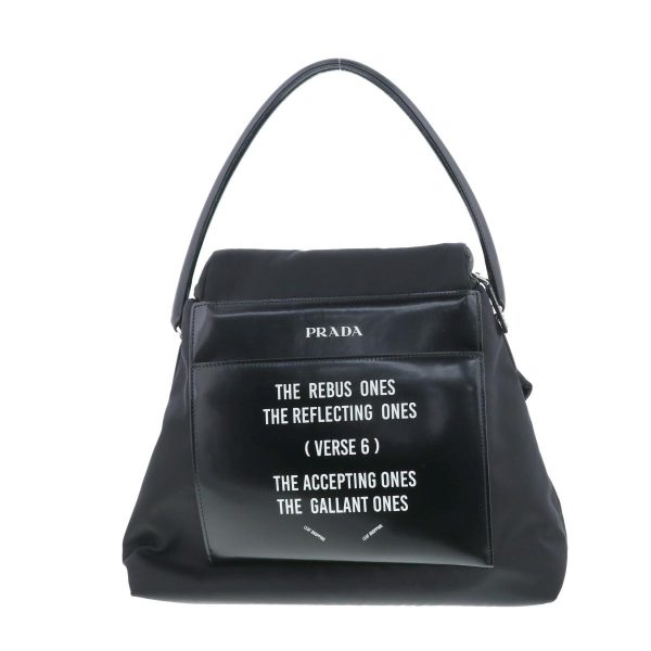 1240002018617 4 Prada Hobo Nylon Chignon Handbag