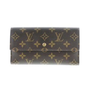 1240002018865 1 Louis Vuitton Damier Azur Portefeuille Clemence Long Wallet