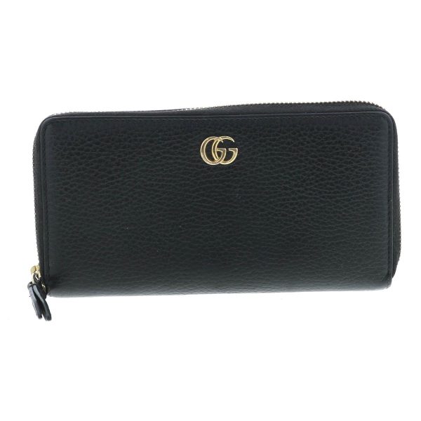 1240004024671 1 Gucci Petite Marmont Leather Zip Around Long Wallet