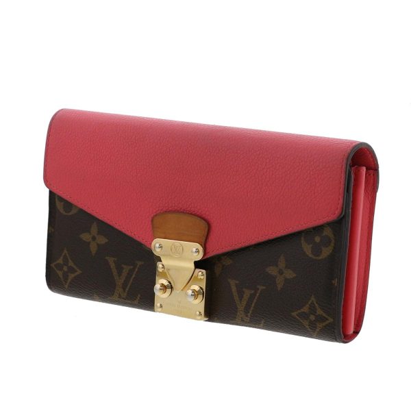 1240004025780 2 Louis Vuitton Monogram Cerise Portefeuil Pallas Long Wallet