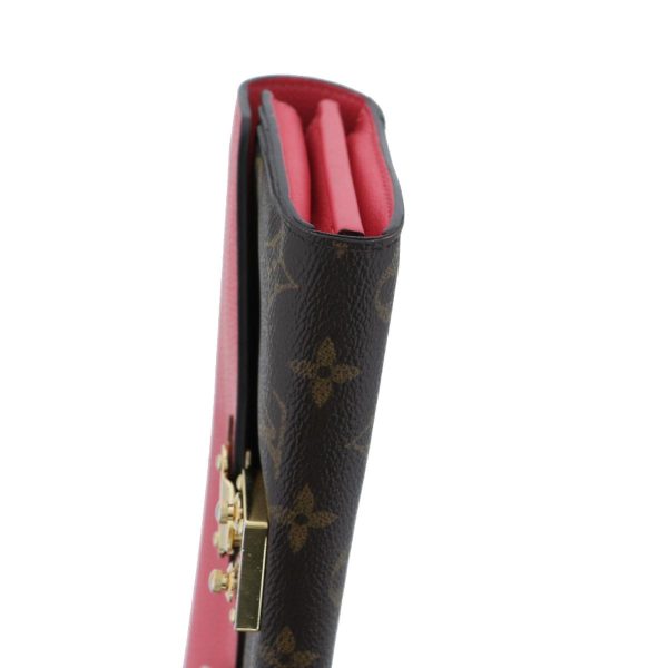 1240004025780 3 Louis Vuitton Monogram Cerise Portefeuil Pallas Long Wallet