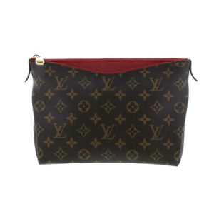 1240004025883 1 Louis Vuitton Dauphine MM Shoulder Bag Leather Monogram Black