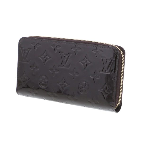 1240005023682 2 Louis Vuitton Vernis Amarante Zippy Long Wallet