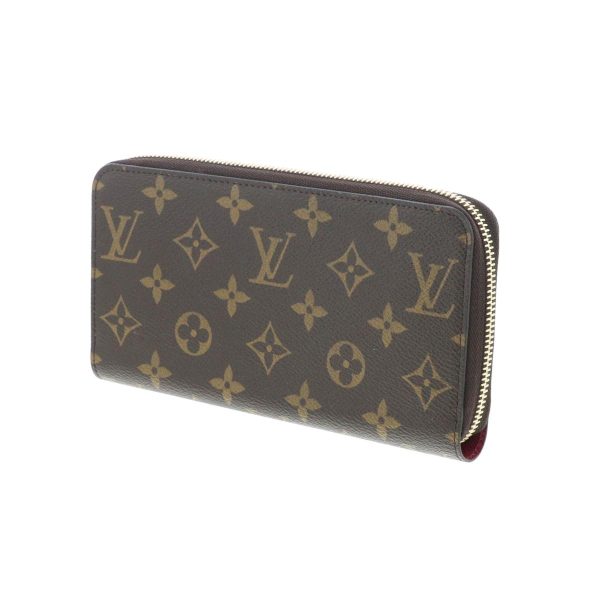 1240005024355 2 Louis Vuitton Monogram Fuchsia Zippy Long Wallet