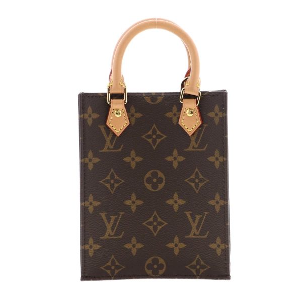 1240009003120 2 Louis Vuitton Petite Monogram Sac Plat Shoulder Bag