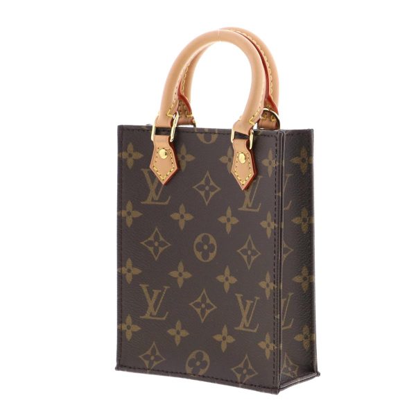 1240009003120 3 Louis Vuitton Petite Monogram Sac Plat Shoulder Bag