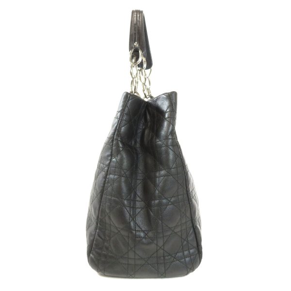 15427034 3 Christian Dior Shoulder Bag Lambskin Black