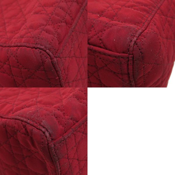 15701136 13 combine Christian Dior Handbag Nylon Material Red