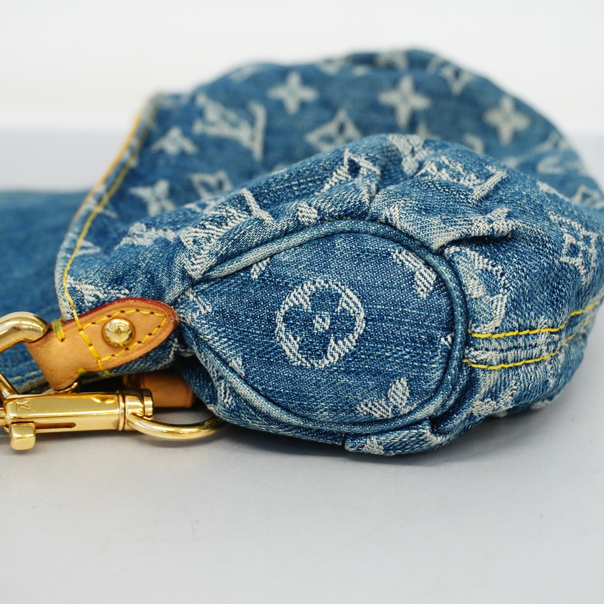 Louis Vuitton Monogram Denim Mini Pleaty Handbag jUSTBAG Justbag.Net