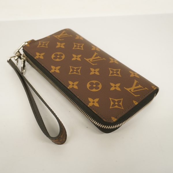 1625452 1993 7 Louis Vuitton Monogram Macassar Zippy Dragonne Long Wallet