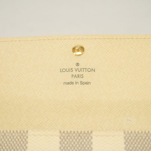 1625780 1993 5 Louis Vuitton Damier Azur Portefeuille Bi fold Long Wallet