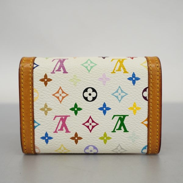 1625829 1993 9 Louis Vuitton Multicolor Portumonepla Wallet White