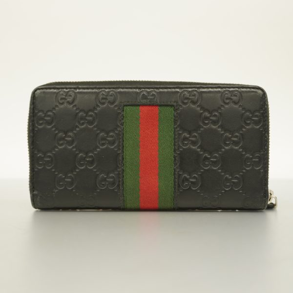 1634964 1993 9 Gucci Sherry Leather Bi fold Long Wallet