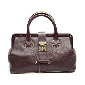 1905170040007 1 Louis Vuitton Angenieux PM Suhari Purple Handbag