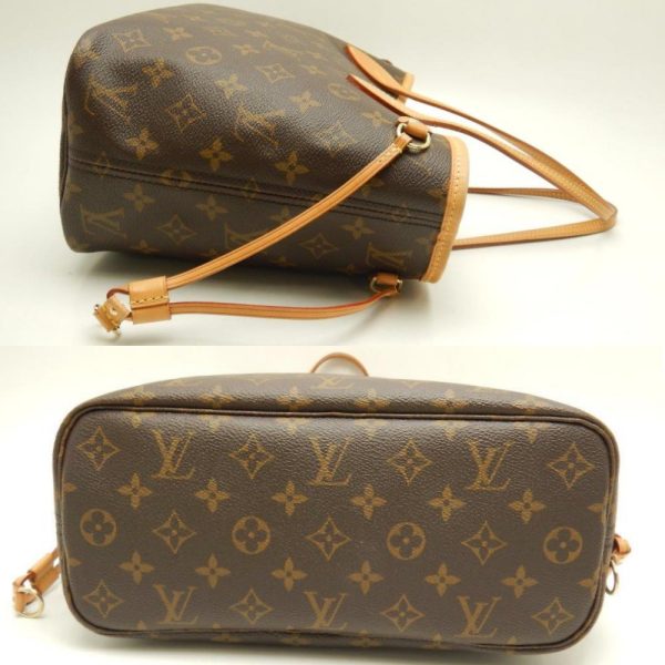 2 Louis Vuitton Monogram Neverfull PM Brown Tote Bag