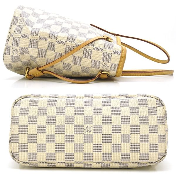 2 Louis Vuitton Damier Azur Neverfull PM Tote Bag