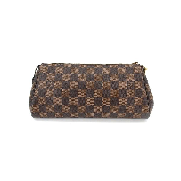 2 Louis Vuitton Damier Eva 2 way Hand Shoulder Bag Ebene Brown