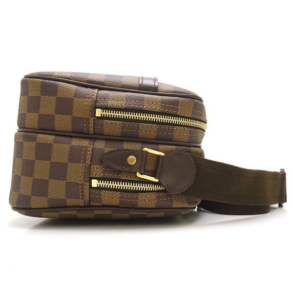 2 Louis Vuitton Damier Reporter PM Ebene Shoulder Bag Brown