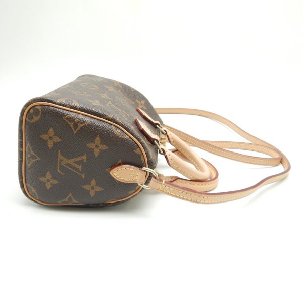 2 Louis Vuitton Monogram Nano Speedy Brown Mini Bag